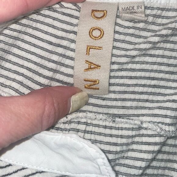 Anthropologie Dolan Henley Pin striped Top. Large.     LTOP555 - Picture 6 of 6